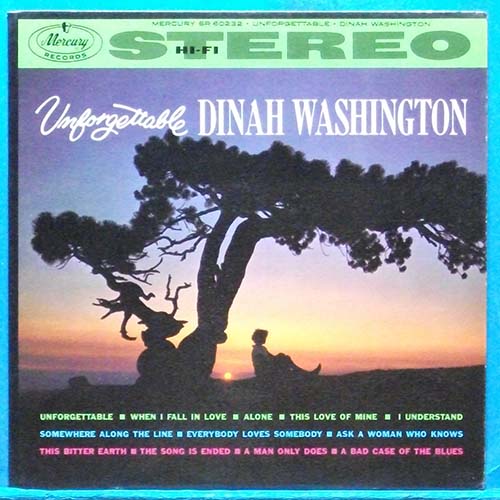 Dinah Washington (unforgettable) 미국 스테레오 초반