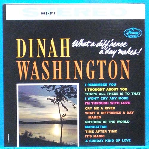 Dinah Washington (what a difference a day makes!)