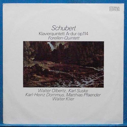 Olbertz+Suske, Schubert piano quintet 숭어 (동독 Eterna 초반)