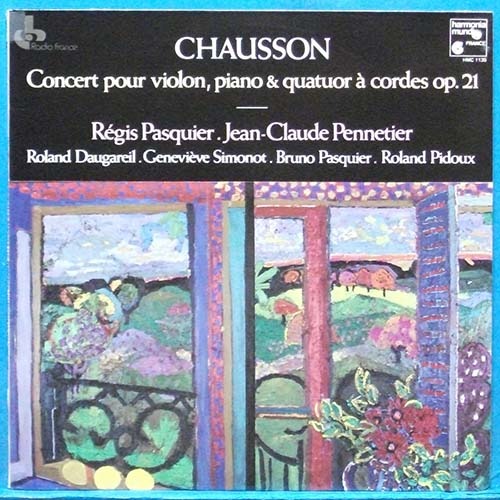 Pasquier+Pennetier+quartet, Chausson concert for violin, piano and quartet