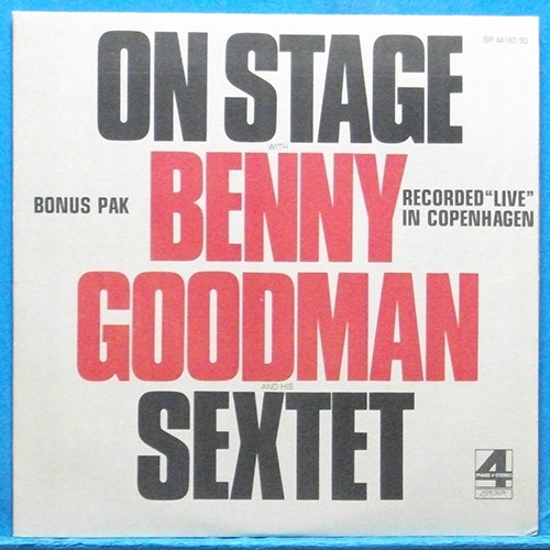 Benny Goodman and his Sextet , live in Copenhagen 2LP&#039;s (미국 London 스테레오 초반)