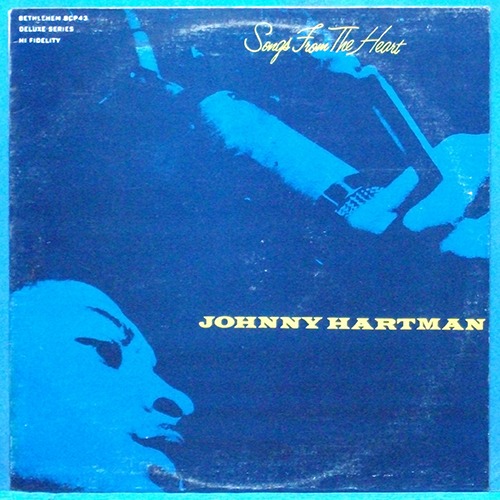 Johnny Hartman (Songs from the heart) 미국 Bethlehem 모노 재반