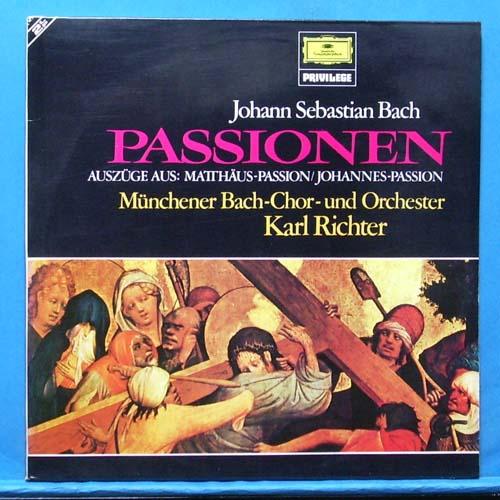 Richter, Bach 마태/요한 수난곡 발췌곡 2LP&#039;s