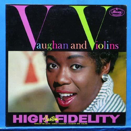 Sarah Vaughan and violins