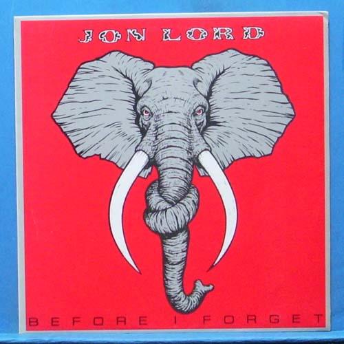 Jon Lord (before I forget) 미개봉