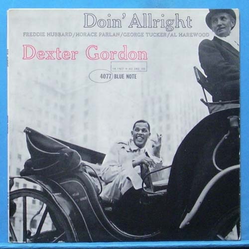 Dexter Gordon (doin&#039; allright) 미국 Blue Note 재반
