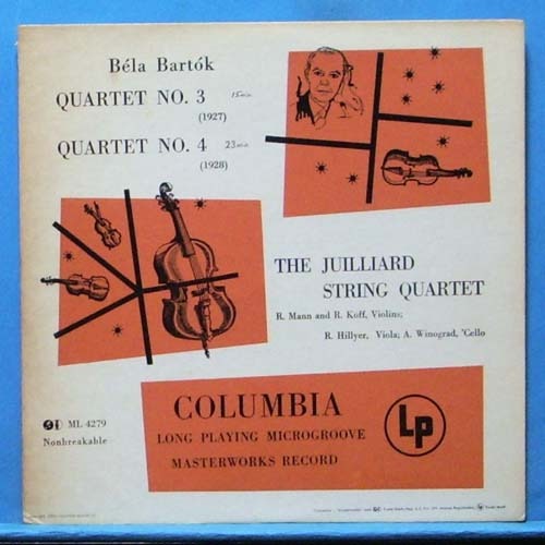 Juilliard String Quartet, Bartok quartets