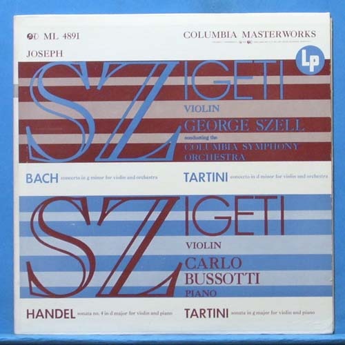 Szigeti, Bach/Handel/Tartini violin concertos/sonatas