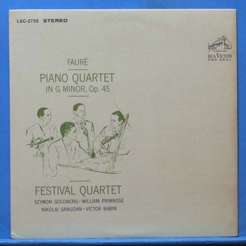 Festival Quartet, Faure piano quartet Op.45