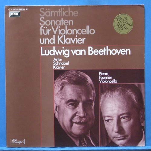 Fournier/Schnabel, Beethoven cello sonatas 2LP&#039;s