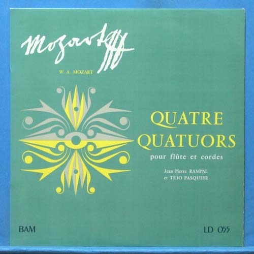 Rampal+Trio Pasquier, Mozart flute quartets