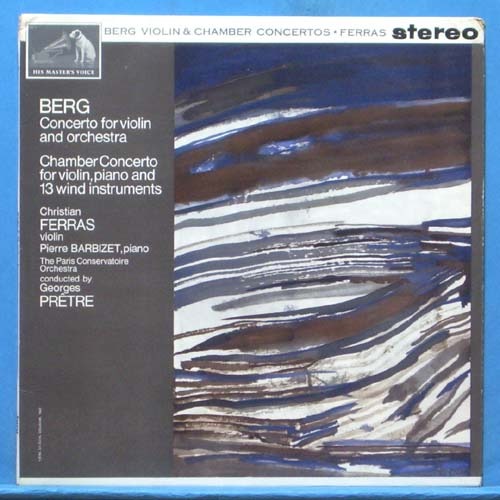 Ferras, Berg violin concerto/chamber concerto