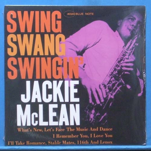 Jackie McLean (swing swang swingin&#039;) 미국 re-issued 미개봉