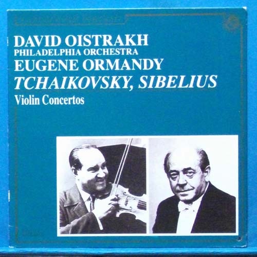 Oistrakh, Tchaikovsky/Sibelius violin concertos