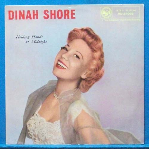 Dinah Shore (holding hands at midnight)