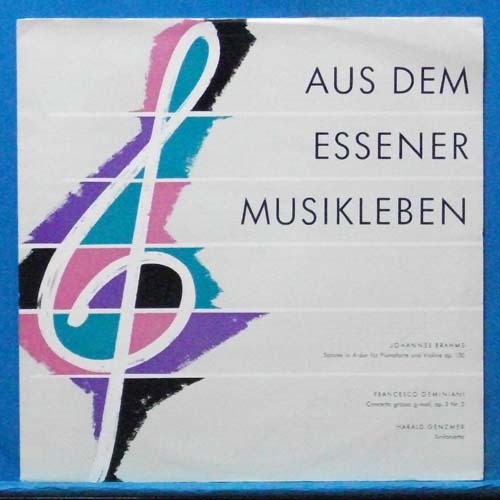 Marschner, Brahms violin sonata/Geminiani concerto grosso