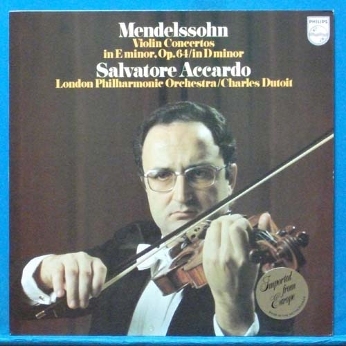 Accardo, Mendelssohn violin concerto