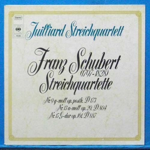 Juilliard Quartet, Schubert string quartets 2LP&#039;s
