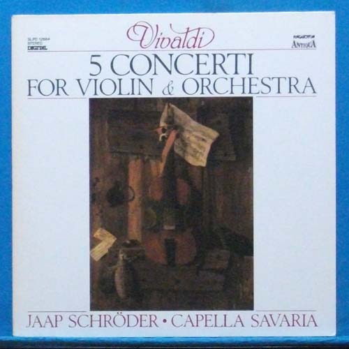 Schroder, Vivaldi 5 violin concertos (원전악기 연주)