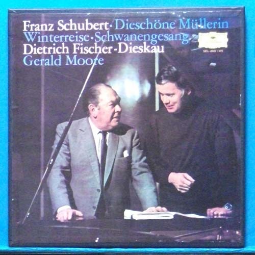 Fischer-Dieskau, Schubert 연가곡집 4LP&#039;s