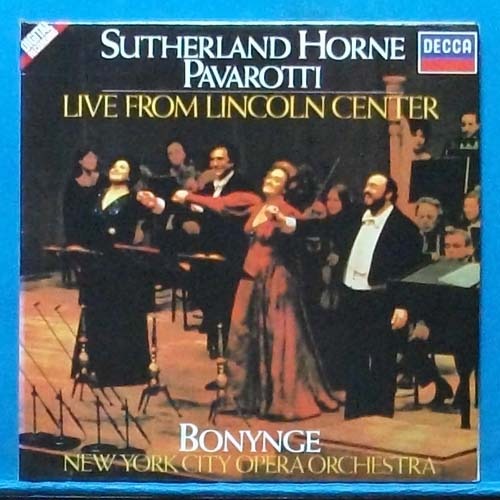 Sutherland Horne Pavarotti live from Lincohn Cemnter 2LP&#039;s