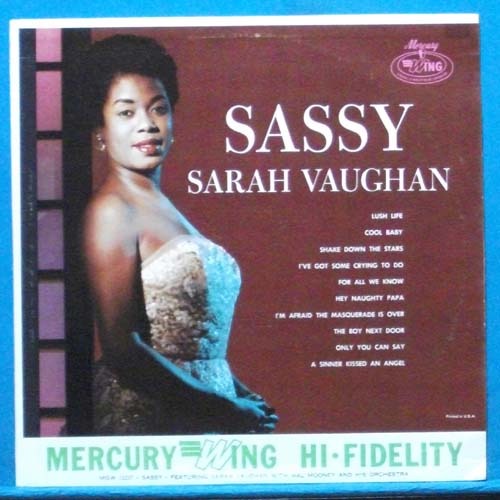 Sarah Vaughan (Sassy) 미국 Mercury 재반