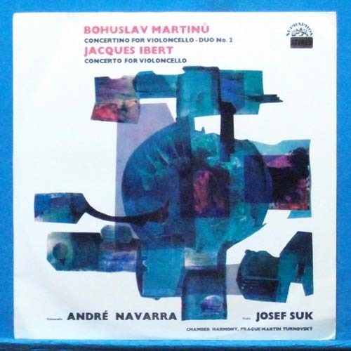 Navarra/Suk, Martinu/Ibert cello works