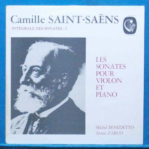 Michel Benedetto, Saint-Saens violin sonatas