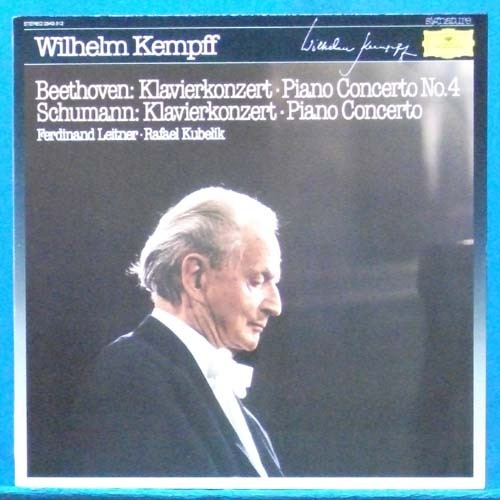 Kempff, Beethoven/Schumann piano concertos (독일반)