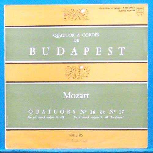 Budapest Quartet, Mozart string quartets (프랑스 Philips 모노 초반)