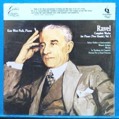 백건우, Ravel complete for piano (two hands) 2LP&#039;s 미개봉