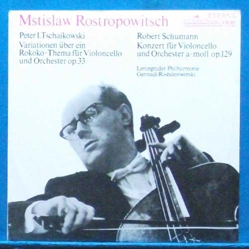 Rostropovich, Schumann/Tchaikovsky cello concertos