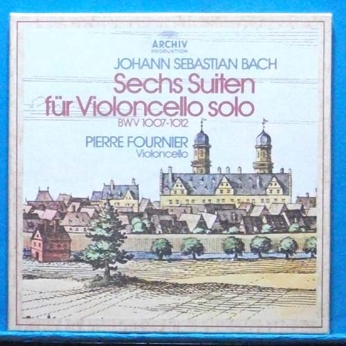 Fournier, Bach cello solo 3LP&#039;s