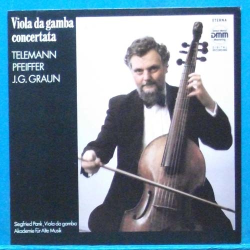 Pank, Telemann/Pfeiffer/Graun viola da gamba concertata