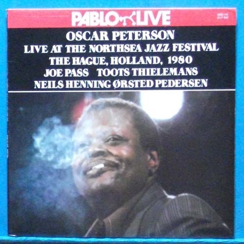 Oscar Peterson live at the Northsea Jazz Festival 2 LP&#039;s (미국 Pablo)