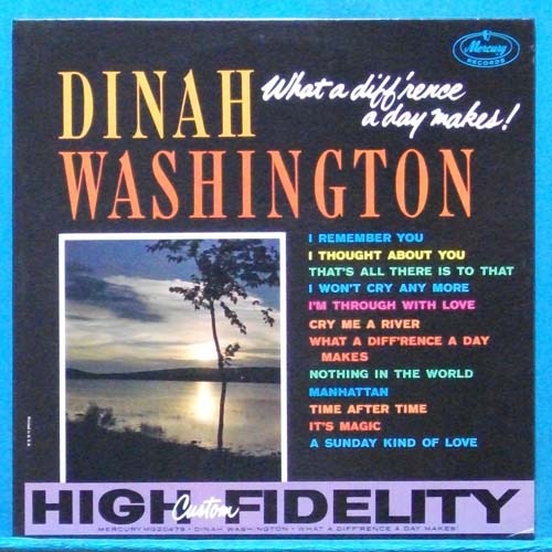 Dinah Washington (what a difference a day makes!)