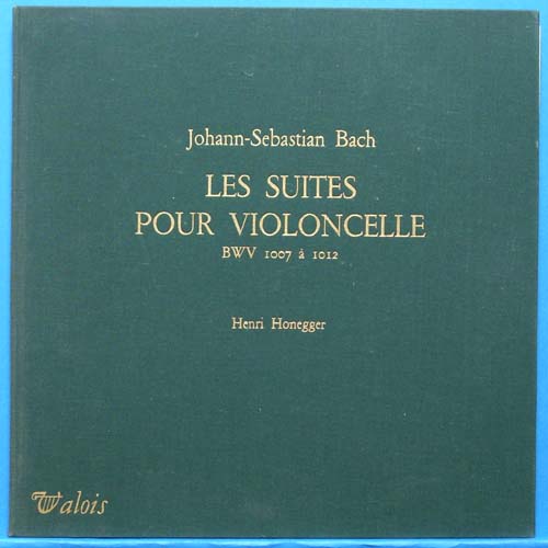 Henry Honegger, Bach solo cello 3LP&#039;s 초반