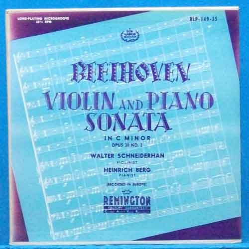 Schneiderhan, Beethoven violin sonata No.7 (미국 Remington 10인치)