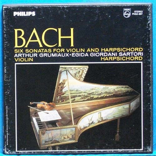 Grumiaux/Sartori, Bach 6 sonatas for violin and harpsicord 2LP&#039;s
