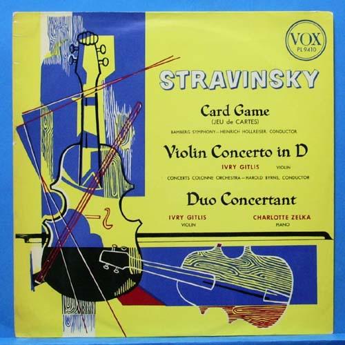 Gitlis, Stravinsky violin concerto/duo concertant