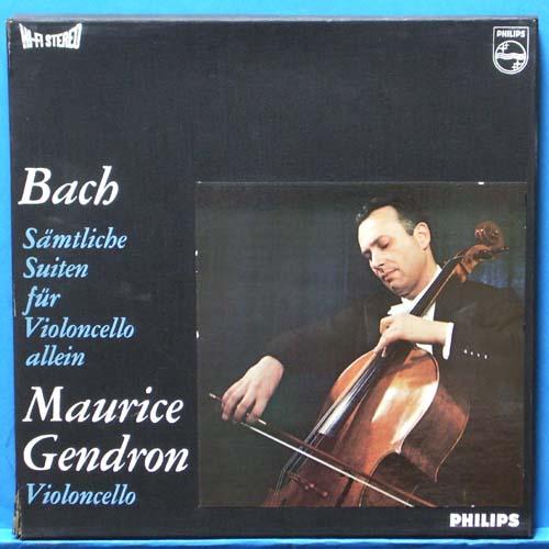 Gendron, Bach cello(샘플반) 3LP&#039;s