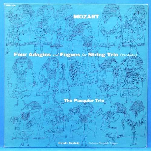 Trio Pasquier, Mozart 4 adagio and fugues for string trio