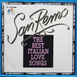 San Remo 2LP&#039;s (the best Italian love songs) 그리스 제작반