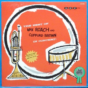 Best of Max Roach and Clifford Brown in concert (일본 King)