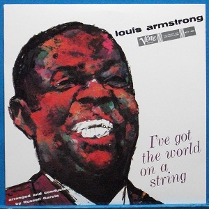 Louis Atmstrong (I&#039;ve got the world on a string) 미국 re-issued