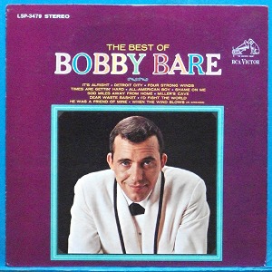 best of Bobby Bare (Detroit city) 미국 RCA 스테레오 초반 싸인반