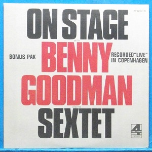 Benny Goodman and his Sextet , live in Copenhagen 2LP&#039;s (미국 London 스테레오 초반)