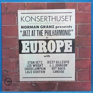 Jazz at the Philharmonic in Europe with Sran Getz/Dizzy Gilespie... (미국 Verve 모노 초반)