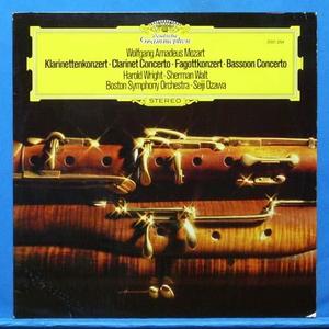 Mozart clarinet/bassoon concertos