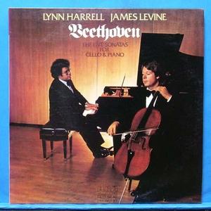 Lynn Harrell/James Levine, Beethoven 첼로소나타 전곡 2LP&#039;s